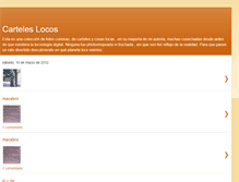 Tablet Screenshot of carteleslocos.blogspot.com