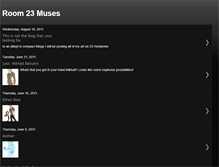 Tablet Screenshot of lostroom23muses.blogspot.com