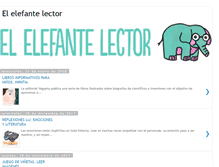 Tablet Screenshot of elelefantelector.blogspot.com