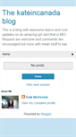 Mobile Screenshot of kateincanadablog.blogspot.com