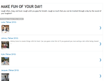 Tablet Screenshot of makefunofyourday.blogspot.com