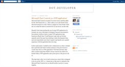 Desktop Screenshot of dot-developer.blogspot.com
