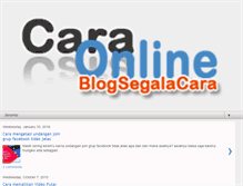 Tablet Screenshot of caraonline.blogspot.com