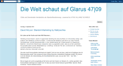Desktop Screenshot of die-welt-schaut-auf-glarus.blogspot.com