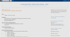 Desktop Screenshot of lexingtonhoaboard.blogspot.com