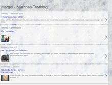 Tablet Screenshot of margot-johannas-testblog.blogspot.com