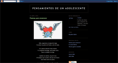 Desktop Screenshot of memoriasdeunadolescente.blogspot.com