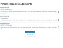 Tablet Screenshot of memoriasdeunadolescente.blogspot.com