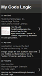 Mobile Screenshot of mycodelogic.blogspot.com