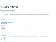 Tablet Screenshot of microstrip-antennas.blogspot.com