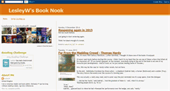 Desktop Screenshot of lesleywbooknook.blogspot.com