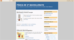 Desktop Screenshot of fisicabachillerato2.blogspot.com