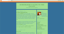 Desktop Screenshot of homemakersguidetothegalaxy.blogspot.com