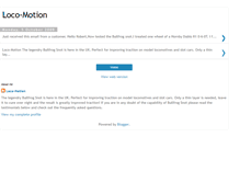Tablet Screenshot of loco-motion-models.blogspot.com
