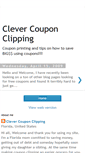 Mobile Screenshot of clevercouponclipping.blogspot.com