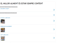 Tablet Screenshot of elmilloralimentesestarsemprecontent.blogspot.com