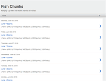Tablet Screenshot of fishchunks.blogspot.com