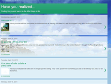 Tablet Screenshot of haveyourealized.blogspot.com