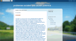 Desktop Screenshot of problemassocialesquecausanpolmica.blogspot.com