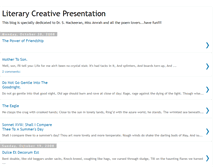 Tablet Screenshot of litcreativepresent.blogspot.com
