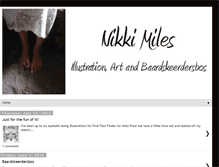 Tablet Screenshot of nikkimiles.blogspot.com