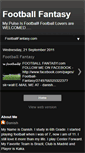 Mobile Screenshot of footballfantasy823.blogspot.com