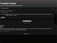 Tablet Screenshot of footballfantasy823.blogspot.com