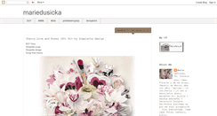 Desktop Screenshot of mariedusicka.blogspot.com