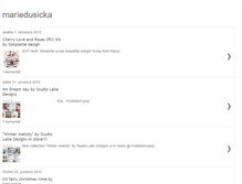 Tablet Screenshot of mariedusicka.blogspot.com