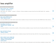 Tablet Screenshot of bossamplifier.blogspot.com