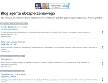 Tablet Screenshot of agentubezpieczeniowy.blogspot.com