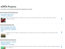 Tablet Screenshot of aortaprojects.blogspot.com