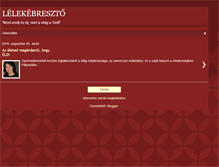 Tablet Screenshot of lelekebreszto.blogspot.com