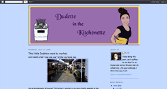 Desktop Screenshot of dudetteinthekitchenette.blogspot.com