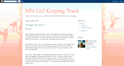 Desktop Screenshot of mngirlkeepingtrack.blogspot.com