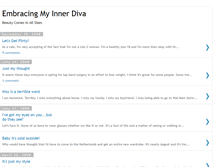 Tablet Screenshot of embracingmyinnerdiva.blogspot.com