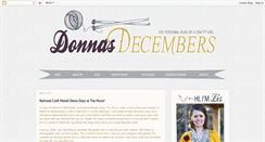 Desktop Screenshot of donnasdecembers.blogspot.com