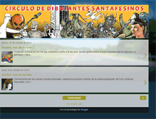 Tablet Screenshot of dibujantessantafesinos.blogspot.com