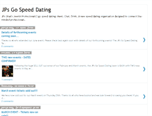 Tablet Screenshot of jpsgospeeddating.blogspot.com
