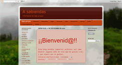 Desktop Screenshot of a-sabiendas.blogspot.com