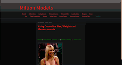 Desktop Screenshot of millionmodels.blogspot.com