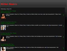 Tablet Screenshot of millionmodels.blogspot.com