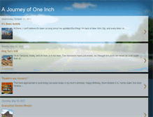 Tablet Screenshot of journeyofoneinch.blogspot.com