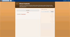 Desktop Screenshot of breastimplants2999.blogspot.com