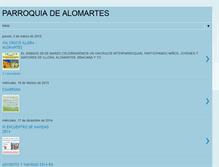 Tablet Screenshot of parroquiaalomartes.blogspot.com