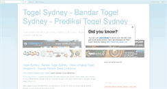 Desktop Screenshot of 8togelsydney.blogspot.com