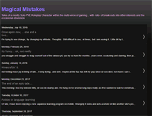 Tablet Screenshot of magicalmistakes.blogspot.com