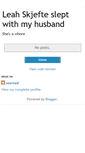 Mobile Screenshot of leahskjeftesleptwithmyhusband.blogspot.com