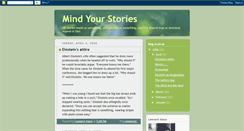 Desktop Screenshot of mindyourstories.blogspot.com