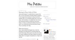 Desktop Screenshot of mespetites.blogspot.com